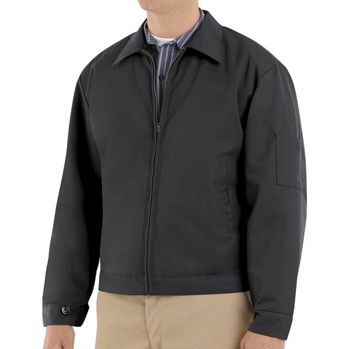 Red Kap Work Jacket Mechanic Auto Technician Slash Pocket Industrial Uniform J22 - product listing photo