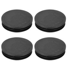 4 PCS Black Round Plastic Hole Plugs, 63mm 2.48" OD