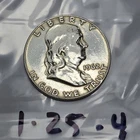 1962 D Ben Franklin Half Dollar .900 Silver 1-25-4