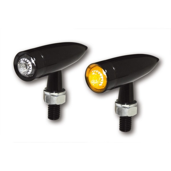 Kostenloser Versand Led-Blinker Highsider Pro Mono Bullet Lang Homologiert-image