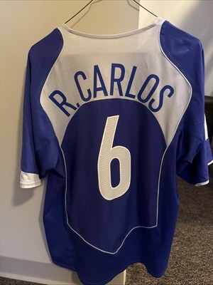 Roberto Carlos 2006 FIFA World Cup Authentic Jersey #6 Brazil
