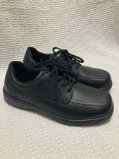 Orthofeet Shoes Men  s 11.5 Black Leather Orthopedic Wide Comfort 465 Gramercy 2E