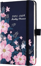 2026-2029 Pocket Planner/Calendar - 3 Year Monthly Planner from July 2026 - June