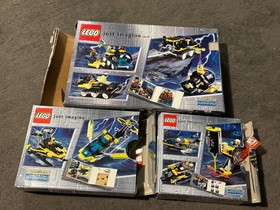 Lego Alpha Team Bundle 6774, 6773, 6772 Complete With Original Box And Instructions