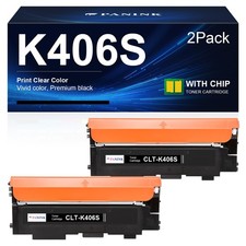 Toner Cartridge for Samsung 406S CLT406S CLT-406S CLT-K406S Black Toner Cartr...