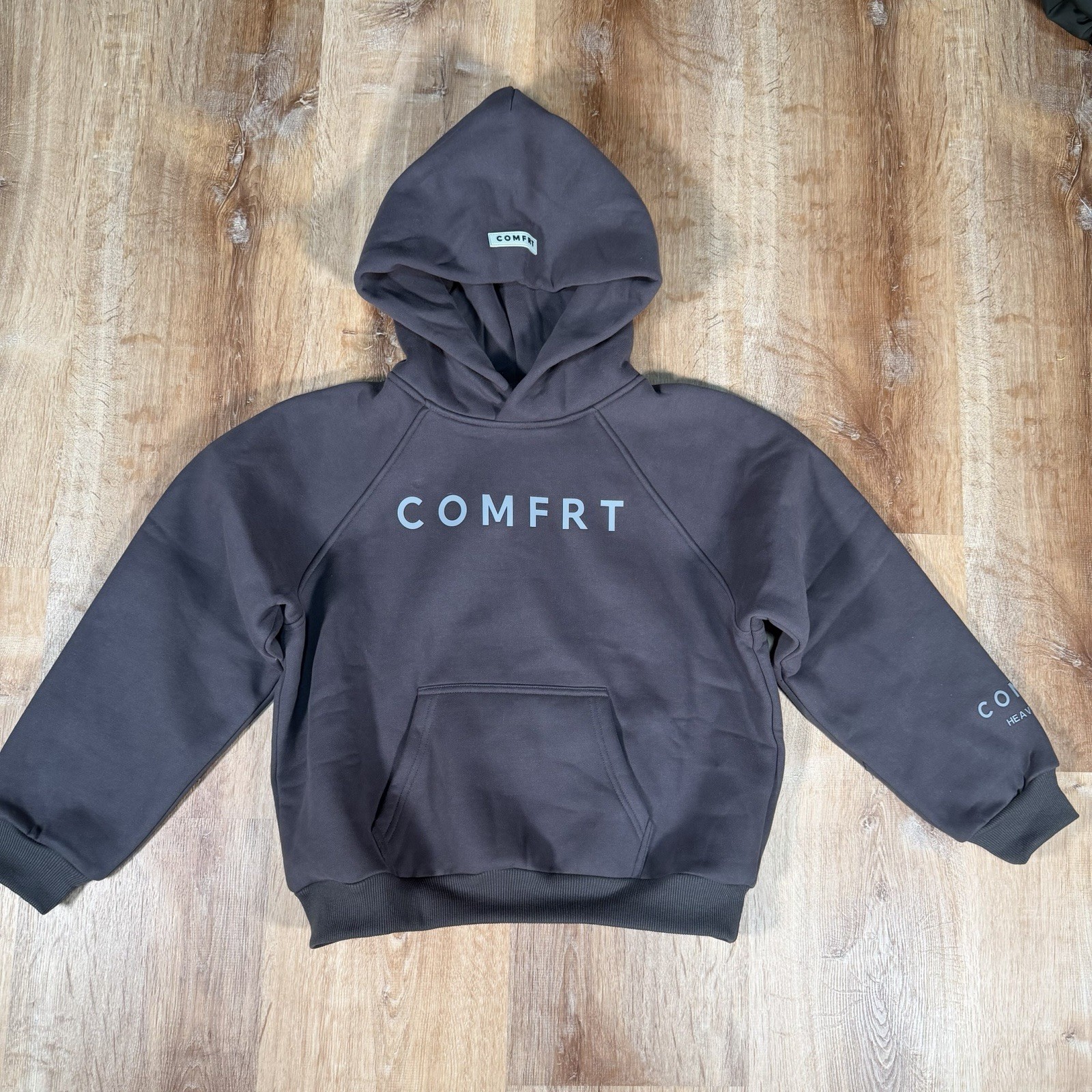 NEW Comfrt Kids Tranquil Hoodie Color Charcoal Size XL Comfort Anxiety Stress