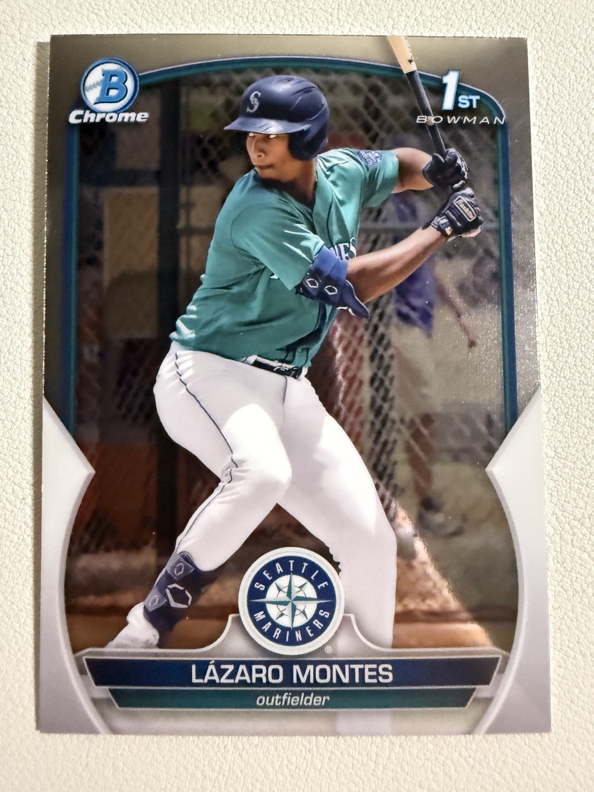 2023 Bowman #BCP-58 Lazaro Montes Chrome Prospects Seattle Mariners