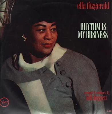 Ella Fitzgerald Rhythm Is My Business NEAR MINT Artone Vinyl LP