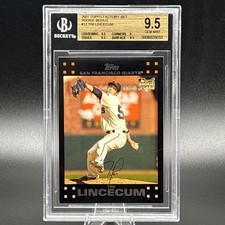 2007 TOPPS FACTORY SET RC BONUS #12 TIM LINCECUM