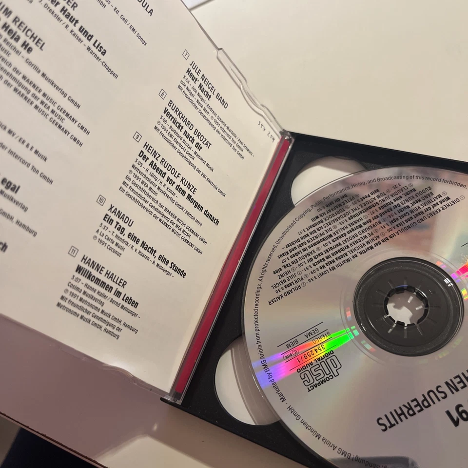 Hits 91-Deutsch (Ariola) Diether Krebs, Pe Werner, Achim Reichel, Hape .. [2 CD] - Bild 2 von 3