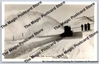 Rotary Snow Plow in Blizzard SUNDANCE Wyoming RPPC Crook County Photo 1949
