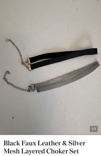 Set Of 2 Choker Necklaces