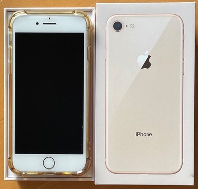 Apple iPhone 8 - 64GB - GOLD - SIMLOCKFREI - AKKU neu 22.07.25 -  ZUBEHÖRPAKET