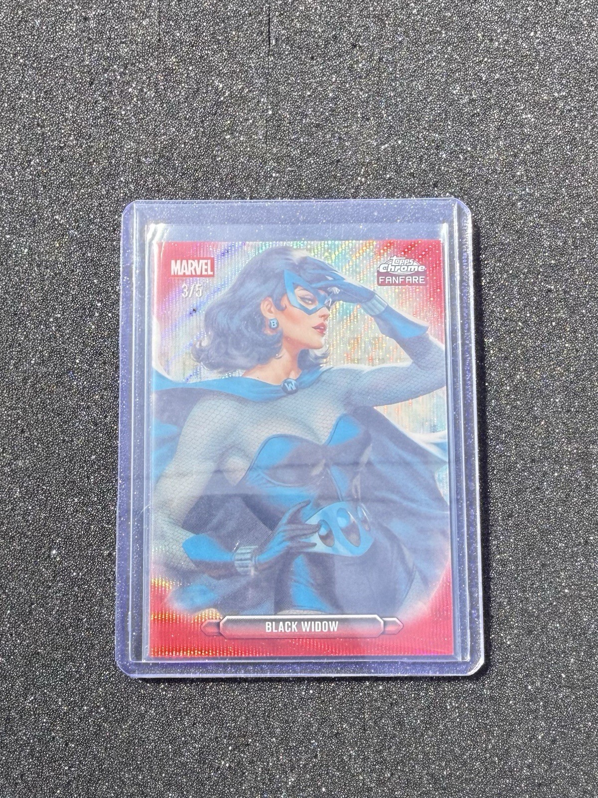 Marvel Topps Chrome 2026 Black Widow Fanfare 3/5