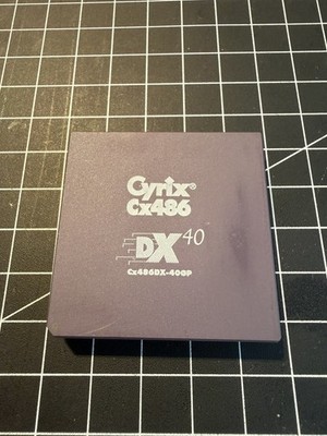 Cyrix Cx486 DX-40 CPU Retro PC Prozessor Sockel 3 Vintage 40MHz Doom DOS