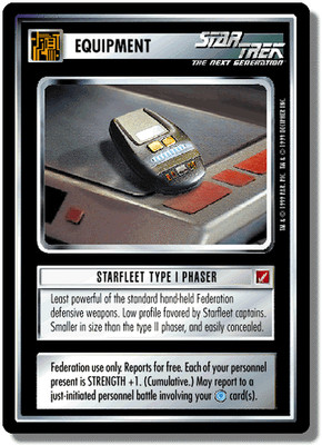 Sternenflotte Typ I Phaser - Blaze of Glory - Star Trek CCG 1E
