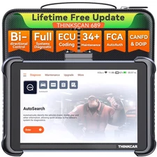 Lifetime Free Update THINKCAR THINKSCAN 689 OBD2 Diagnostic Tool DOIP CANFD