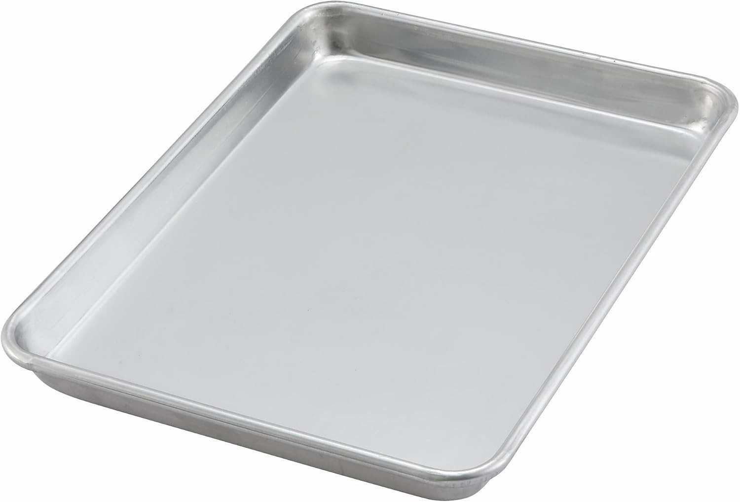 Winco Commercial-Grade Aluminum Sheet Pan, Open Bead, 16 Gauge, 1/4 Size
