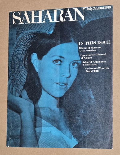 SAHARA CASINO (1952-2011) LAS VEGAS - Vintage SAHARAN Magazine - JULY 1970
