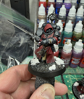 Warhammer 40K custom Dark Angels Inner Circle Companions squad pro painted