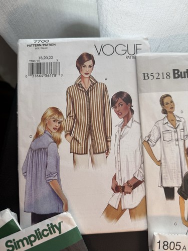 25 Sewing Patterns Plus Size Women’s Fashion Summer Dresses,tops Uncut 18-24+ - Picture 2 of 15