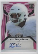 2023 Leaf Metal Portrait Pink Prismatic 2/4 Roschon Johnson #PA-RJ2 Auto 4z8