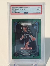 2023 Prizm Monopoly Anthony Black Green /24 RC PSA 9 🔥