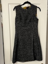 Brand New Dolce & Gabbana Sleeveless Grey Tweed Dress (size 42)