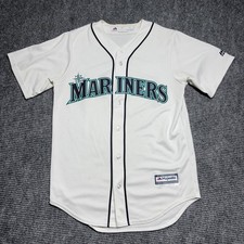 Majestic Seattle Mariners MLB Baseball Jersey Cool Base White Men's S/P