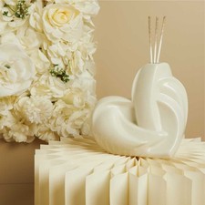 CLARALUNA* 2026 DIFFUSORE CUORE GRANDE BIANCO 16.5X10X17 26139