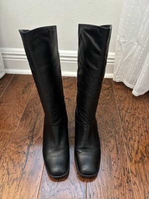 Vintage 1990s Markon Black Leather Boots