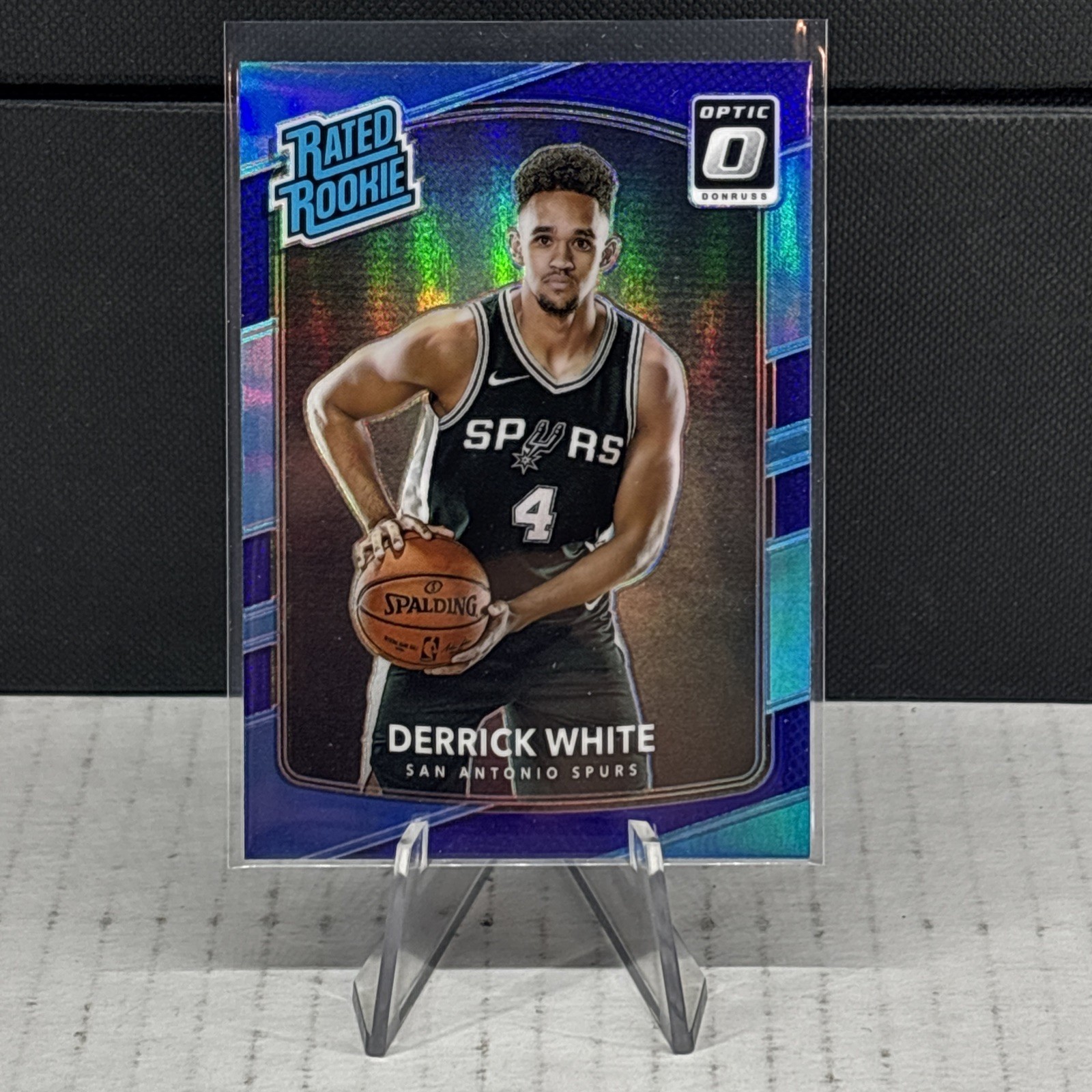 2017-18 Donruss Optic Derrick White RC Rookie Purple Holo Card #172 Team USA 💎