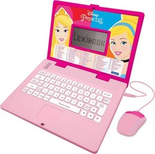 Disney Princess Bilingual Talking Educational Laptop 124 Activities in English