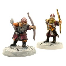 Dwarf Warriors 2 Painted Miniatures Fighter Ranger Archer Middle-Earth