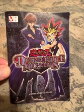 Yugioh Dungeon Dice Monsters Instruction Booklet Manual Replacement Used Creases