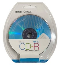 Memorex 48X CD-R 80min 700MB Ocean Logo Top Lot