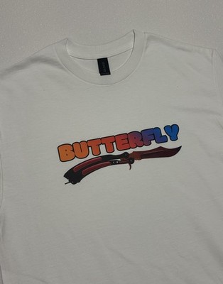 Butterfly Fade Tshirt Hoodie | inspired by CSGO CS2 | Esport Fan Gamer Gift