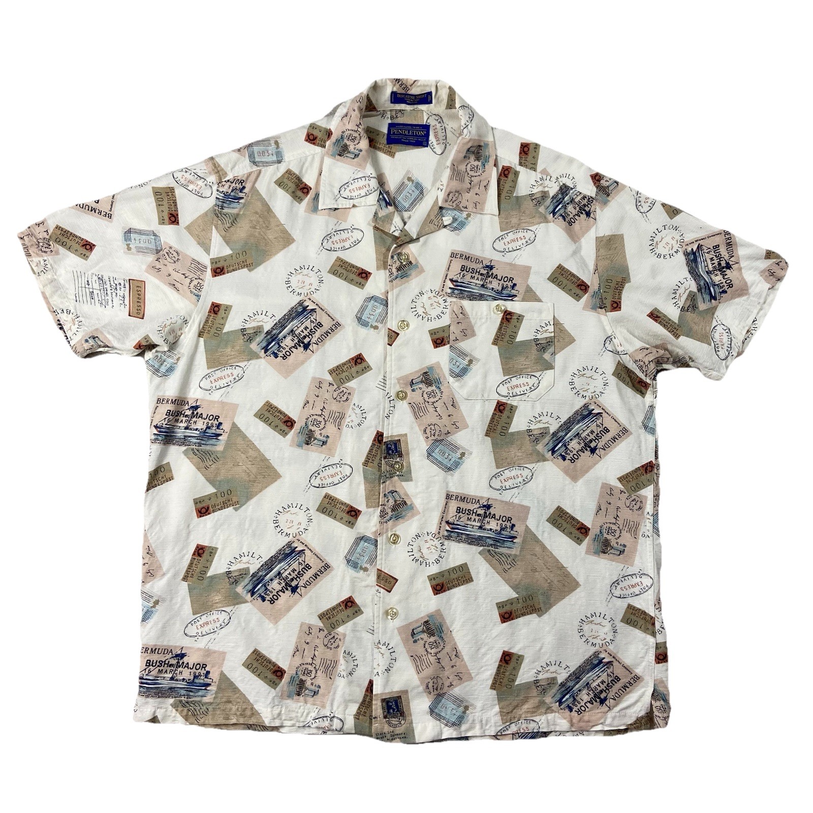 Pendleton Biscayne Short Sleeve Button Up Vintage… - image 1