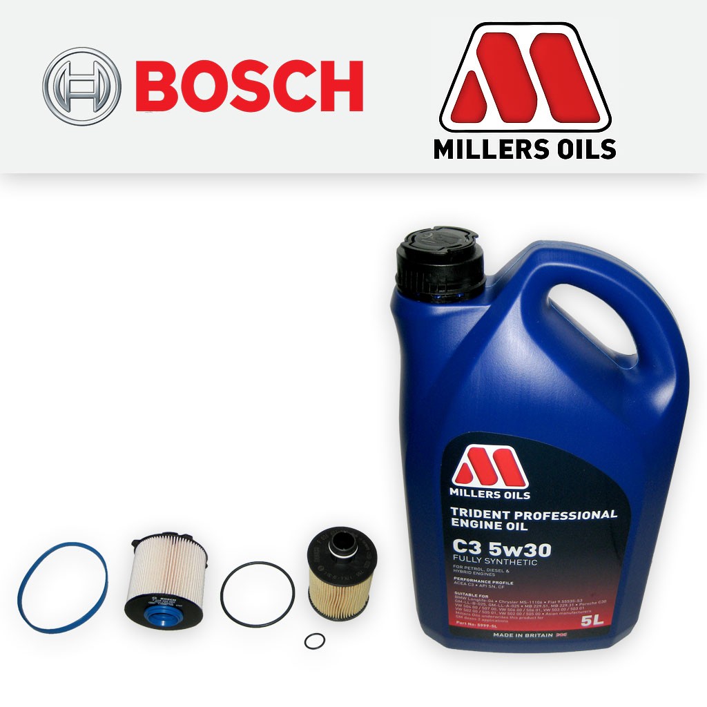 SERVICE KIT OPEL VAUXHALL MERIVA B MK2 1.3 CDTI OIL FUEL FILTER +OIL (2010-2017)