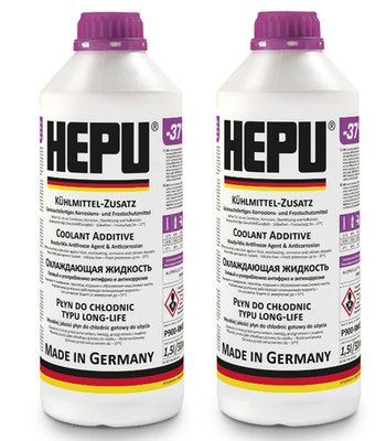 2x 1,5L G13 LILA HEPU Kühlerfrostschutz Kühlmittel-Zusatz Frostschutz