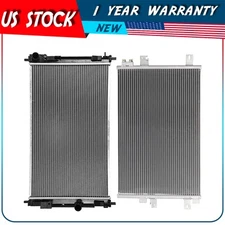 Radiator and AC Condenser Kit For 2011 2012 2013 2014 Chrysler 200