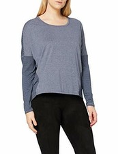 Bench Women's Long Sleeve Shirt Sweatshirt Pullover Core Long Sleeve Pullover, Blue, XS