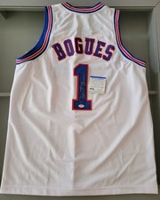 Muggsy Bogues Signed Space Jam Tune Squad Jersey (PSA COA)