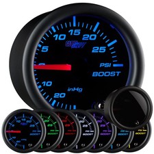 Slightly Used Glowshift Tinted 7 Color Boost Vacuum Gauge W Hose Kit Slightly Used Glowshift Tinted 7 Color Boost Vacuum Gauge W Hose Kit