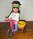 Playmobil 5400 Victorian Mansion Flower Seller Bike Vintage - Almost Complete