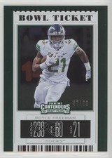2019 Panini Contenders Draft Picks Season Bowl Ticket 47/99 Royce Freeman 2r8