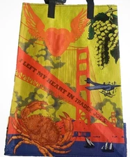 Trader Joe's - Reusable  Shopping Tote Grocery Bag Northern California NWT