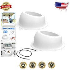 Universal 6.5" Speaker Enclosures Boxes White ABS Surface Mount Pods