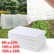 Plant Covers Freeze Protection 25ft/30ft/50ft Reusable Floating Row Cover Winter