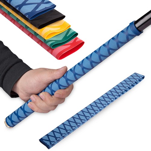 Fishing Rod Heat Shrink Handle Grip Non Slip Textured Tubing Tube Sleeve 18-40mm - Picture 11 of 17